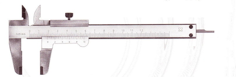 Картинка Штангенциркуль, 300 мм, цена деления 0,02 мм, металлический, с глубиномером