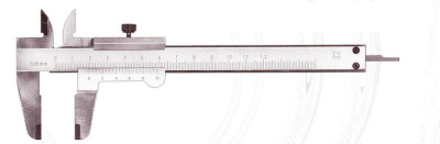 Превью Штангенциркуль, 300 мм, цена деления 0,02 мм, металлический, с глубиномером