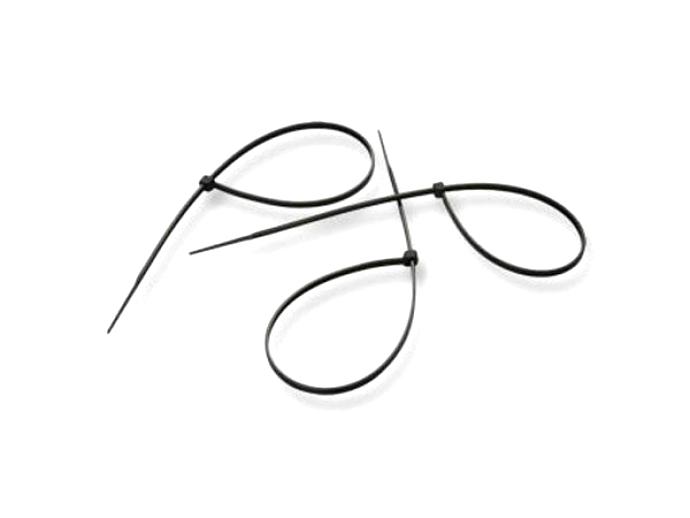 Картинка Хомуты, 300 х 3,6 мм, пластмассовые, черные 100 шт.// 