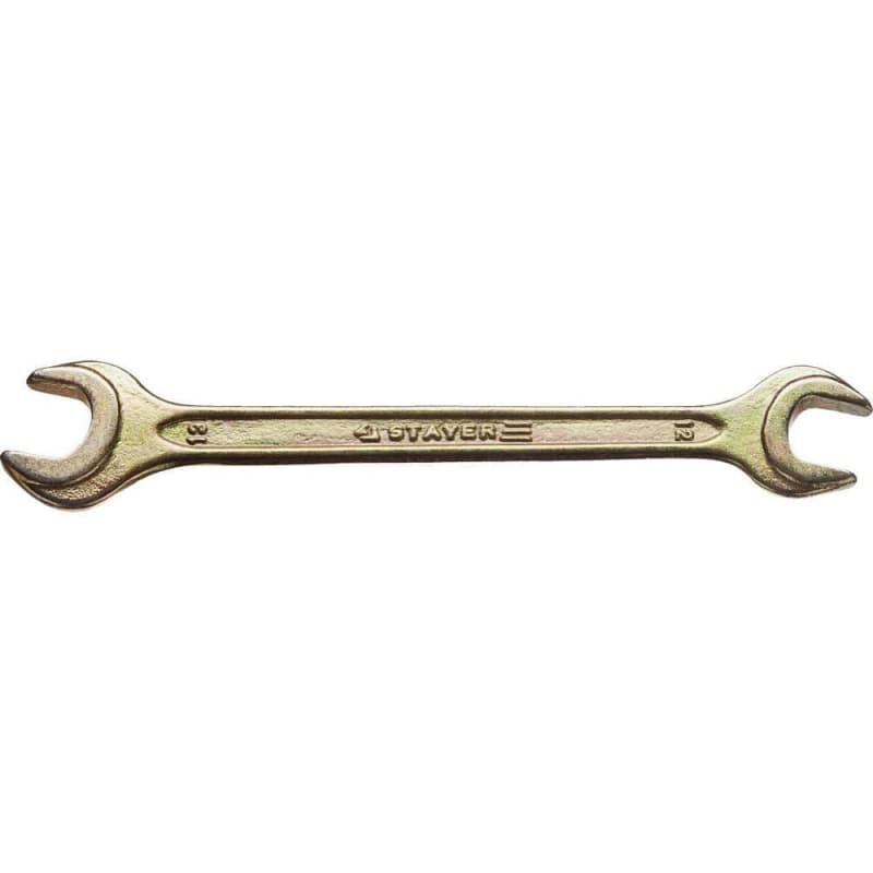 Картинка Ключ рожковый, 12 х 13 мм, гаечный ключ СИБИН (27014-12-13)