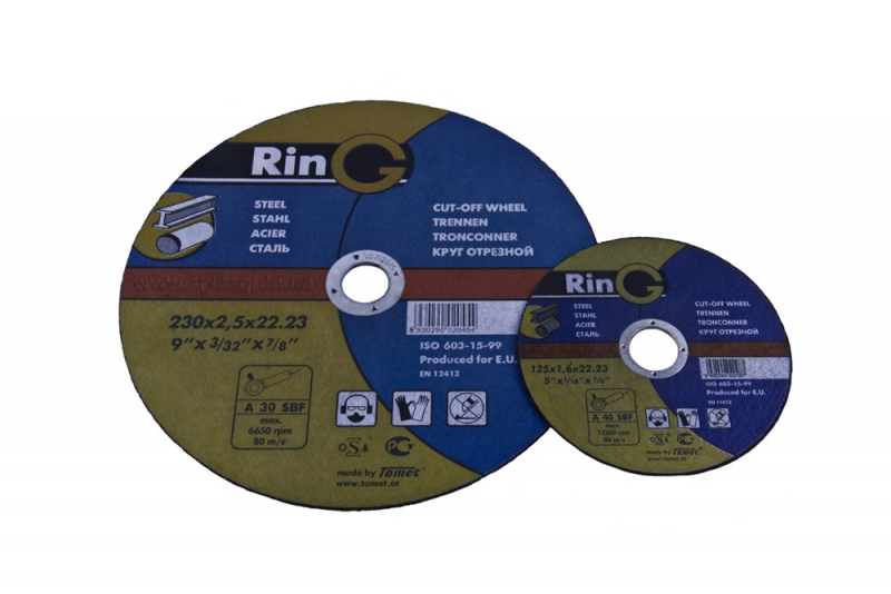 Картинка Круг отрезной для металла  41 14А 180*3,0*22 RinG