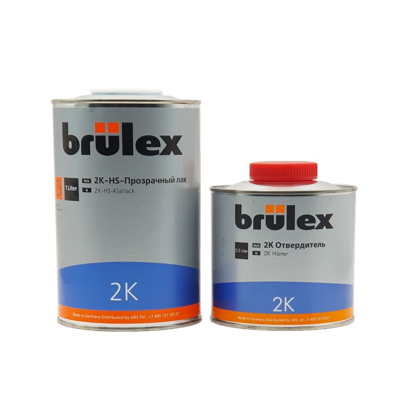 Картинка Лак BRULEX Premium 1 Л +  отвердитель 0,5 Л / 2:1 