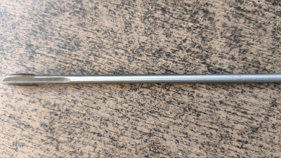 Превью Метчик М5x0.8 винтовой удлиненный 110мм № 1 / СССР ГОСТ 3266-81   ЯЯ