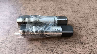 Превью Метчик трубный G - 5/8' дюйм  ПАРА  1,2 номер СССР ГОСТ 3266-81  ЯЯЯ