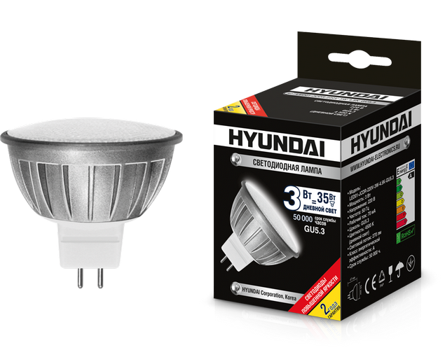 Картинка Лампа (источник света) LED01-JCDR-220V-4.5W-4.5K-GU10