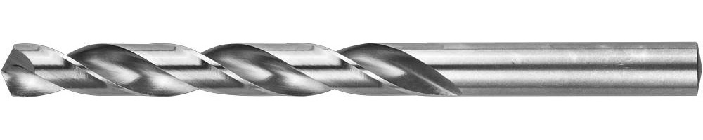 Картинка Сверло по металлу 5,0 мм ,  сталь M2 /S6-5-2/, 1 шт. цилиндрический хвостовик/HSS-m2/ ЗУБР