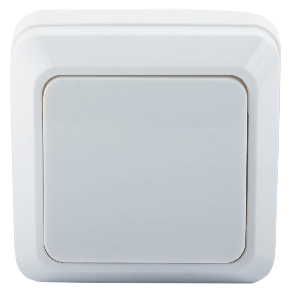 Картинка Выключатель 1кл  10A  белый   ОП ОЛИМП  iP20/ О0021