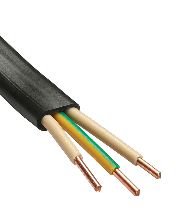 Картинка Провод ВВГ нг 3х2,5пл (100м) альфакабель