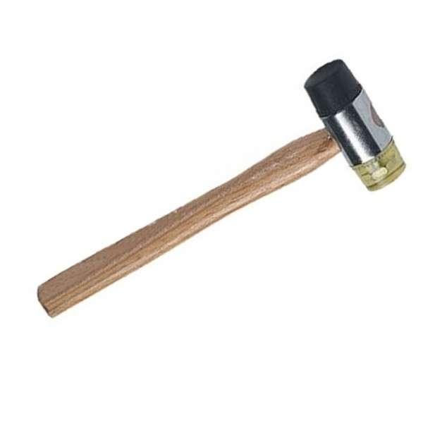 Картинка Молоток рихтовочный, бойки 35 мм, комбинированная головка, деревянная ручка// SPARTA